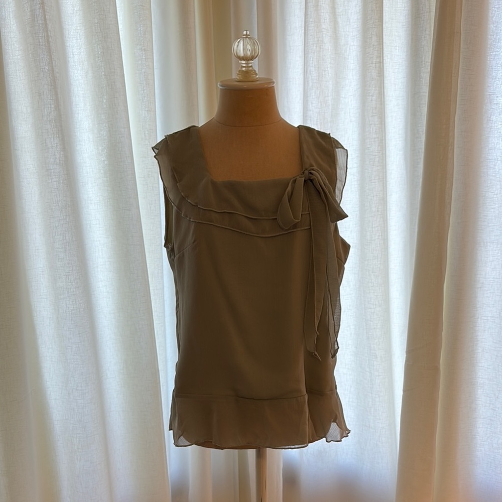 Mint Green Ruffle Top